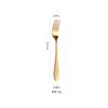 Fornecimento transfronteiriço de faca de aço inoxidável, garfo, colher, conjunto de talheres cubo de água pele de cobra, dourado, criativo, faca para bife, garfo, colher de estilo ocidental