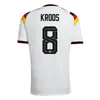Nova Copa do Mundo de 2026 Brasil Argentina Inglaterra Alemanha Kimmich França Mbappé Camisa de Futebol com Números Estampados