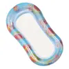 Colchoneta Flotante Inflable Plegable Mariposa Soñadora Cama Flotante Rayada para Piscina Hamaca para Jugar en el Agua Sillón Individual Colchoneta Flotante