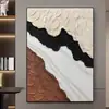 Textura Abstracta Vestíbulo Pintura al Óleo Pintada a Mano Pared de Fondo de Sofá Minimalista Moderno Pintura Decorativa para Pasillo Minimalista