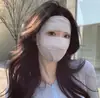 Máscara de Proteção Solar Que Faz o Rosto Parecer Menor, Não Borra a Maquiagem, Proteção UV para Mulheres, Respirável para Dirigir, Protege os Olhos, Cobre o Rosto Inteiro, Proporciona uma Sensação Refrescante