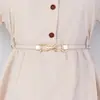 Vestido Cinturón Accesorios Cinturón Mujer Nuevo Hebilla de Bloqueo Desmontable Decorativo Falda Traje Abrigo Ceñido Sin Perforación