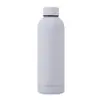 Taza aislada de acero inoxidable 304 recubierta de goma multicolor transfronteriza, botella de agua deportiva de boca pequeña para exteriores, personalizable con impresión de logotipo