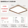 Lámpara de Techo Estilo Vintage con Driver Aislado, Adecuada para Comedor y Dormitorio, Iluminación Retro Zhongshan, Luz de Sala de Estar de Aluminio Color Nogal