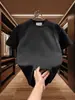 Camiseta de Manga Corta para Hombre con Bordado de Letra Tridimensional, Estilo Nuevo Verano 2026, Camiseta Simple Casual y Versátil de Cuello Redondo para Hombre