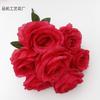 Ramo de rosas de imitación 7 Anna Mei boda con flores arreglo floral para el hogar decoración de hotel flores falsas comercio exterior
