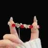[Mengye Xinghe] Nova Pulseira de Diamante Colorido Brilhante de Design de Nicho Luxo Leve, Versátil e Exquisita, Pulseira de Moda Personalizada