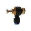 Componentes pneumáticos conector pneumático Válvula borboleta SL Válvula de controle de velocidade pneumática Conector de controle de velocidade de fluxo Conector rápido pneumático