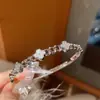 Pulsera Geométrica de Flor de Circonita Coreana, Pulsera de Lujo Ligero y de Alta Gama, Diseño de Pulsera Moderno y Versátil, Diseño de Nicho