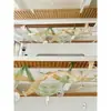 Ornamento Suspenso Nacional Chinês Estilo Antigo Salão de Jardim de Infância Corredor Sala de Aula Tema de Classe Criação Ambiental Layout Decoração Arranjo de Tecelagem de Bambu