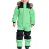 Novo Macacão de Ski Infantil de Uma Peça para Uso Externo no Inverno, Resistente ao Frio e ao Vento, Macacão de Ski Espesso, Quente e Luminoso para Homens e Mulheres