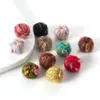 Bolas de Peluche Iridiscentes Vintage, Bolas de Hilo Esponjosas en Múltiples Colores, En Stock, Aretes, Colgantes, Adornos Colgantes y Accesorios Hechos a Mano para DIY