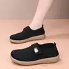 2026 Zapatos Cómodos para Mujer para Madres de Mediana Edad y Mayores, Mocasines Planos, Zapatos de Malla de Verano para Mujer, Zapatos de Tela del Viejo Pekín
