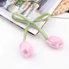 Nuevos accesorios de ropa con flores de tulipán y capullos de flores coreanas, horquillas, cuerdas para el cabello, bolsos y accesorios al por mayor