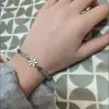 Pulsera de Copo de Nieve Estrella Triturada para Estudiantes, Estilo Coreano, Genial y Elegante, Alto Valor, Lujo Ligero, Exquisita, Iluminadora, Accesorio de Mano para Mujer