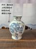 Novo Vaso de Cerâmica Pastel Estilo Chinês Porcelana Azul e Branca Sala de Estar Corredor Arranjo de Flores Mesa Decoração de Casa Vaso de Flores Peônia