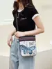 Bolso pequeño bandolera para mujer bolso de lona bolso tejido estilo chino lindo versátil bolso de hombro bolso para teléfono móvil bolso de hombro pequeño Miao