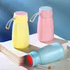 Estudiante Caja de Plástico Simple Taza de Agua Portátil Vaso de la Suerte Lanyard Creativo Taza de Dibujos Animados Caja de Plástico para Negocios Taza Publicitaria