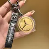 Shuibeijin Ouro Ouro Puro 999 Logotipo de Carro Chaveiro Pingente Folha de Ouro Presente Transmissão ao Vivo Bmw Mercedes-Benz Audi Bba