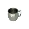 Fornecimento Transfronteiriço de Copos Moscow Mule, Copos de Coquetel de Aço Inoxidável, Copos em Formato de Tambor de Cobre Galvanizado Eletroliticamente Gravados, Taças de Vinho Personalizadas