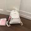Primavera 2026 Nuevo Estilo Coreano Mochila Escolar Estilo Ins Mochila de Nicho Mochila Casual de Moda con Estampado Gran Capacidad