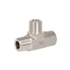 Conector en T de Acero Inoxidable Roke para Tubería Lateral con Rosca Externa NPT Resistente a Alta Presión y Alta Temperatura Material 316 Conector Roscado de Transición