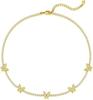 Joyería Transfronteriza Europea y Americana Lujo Accesible Collar Versátil Colgante de Mariposa con Pedrería Chapado en Oro de 14K Cadena para Clavícula Venta al por Mayor de Joyería