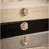 Nueva Caja de Joyería de Alta Gama con Hebilla Caja para Collares Pendientes Joyas Adornos de Mano Caja de Almacenamiento con Cajón de Gran Capacidad