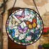 Adornos Colgantes Decorativos de Vidrio de Color Transfronterizos, Decoraciones para Paredes y Ventanas, Captadores de Luz, Regalos para el Día de la Madre, Regalos de Cumpleaños