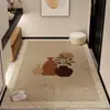 Tapete de Piso para Porta de Entrada PVC Lavável Sem Lavagem Resistente à Sujeira Cortável Tapete de Porta Tapete de Pé para Entrada Impermeável Tapete para Sala de Estar Corredor