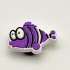 E-commerce transfronteiriço novo desenho animado mundo oceânico peixe sapatos sapatos de flor fivela sapatos de furo PVC pulseira de pulso DIY fivela decorativa
