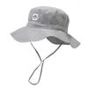 Nuevo Sombrero de Pescador para Niños con Marca de Sonrisa Linda, Verano, Exterior, Camping, Secado Rápido, Transpirable, Protección Solar, Sombrero de Sol, Sombrero para Bebé