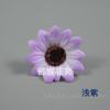 Cabeza de girasol de simulación 7CM girasol pequeño diy accesorios para fotografía en la playa corona flor de muñeca para bailar flores para gorra