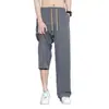 Pantalones Deportivos Finos de Seda Helada de Verano Nuevos de Secado Rápido Sueltos Casuales de Moda Elegantes Versátiles Casuales Largos
