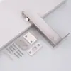 Decoración para el hogar accesorios de ferretería para puertas y ventanas aleación de zinc pestillo automático perno oculto para puerta cortafuegos cerradura de resorte para puerta cortafuegos