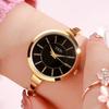 Pulsera Goldie GED Reloj Pulsera Reloj de Mujer Resistente al Agua Reloj de Mujer Esfera Grande Escala Simple Exquisito Luminoso