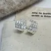 Pendientes de Aro Anchos Huecos Multicapa Inspirados en el Diseño, de Moda y Únicos, con Estilo de Espiga de Trigo, Versátiles y de Metal con Aspecto Tejido