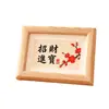 Moldura de Foto Oca 3D para Mesa Celebração de Casamento Moldura para Pintura Caligráfica Decoração de Mesa Chinesa Presente Moldura de Foto de 6 Polegadas Moldura Vazia