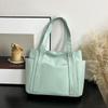Bolsa de Lona de Gran Capacidad Bolsa de Lona para el Trabajo y Salir Estilo Minuto de Alto Valor Bolsa de Tela de un Solo Hombro para Estudiantes de Literatura y Arte