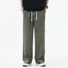 Pantalones de Trabajo de Algodón Puro Emperor Paul para Hombre, Verano Rectos Sueltos Transpirables Versátiles Casuales, Ligeros y Transpirables