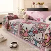 Manta Estampada de Desenho Animado Fofa da Hello Kitty, Universal para Todas as Estações, Nova Almofada de Sofá com Capa Completa