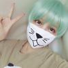 Cosplay de anime bidimensional cabello falso para hombre peluca dorada falsa real femenina tomboy flequillo oblicuo set de pelo corto