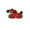 Ropa para Cachorros Dachshund Más Vendida de Amazon Parche Bordado Aplique Animal de Dibujos Animados Perro Toalla Bordada Cachorro Hamburguesa