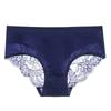 Ropa Interior Femenina Nueva de Seda de Hielo Perlada Sin Costuras Transpirable de Cintura Media con Cadera Hueca Ropa Interior Sexy Fabricantes de Encaje para Mujer