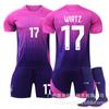 Euro 2024 Alemania visitante 13 Muller Cruz 17 Wirtz 10 Mussi jersey 25 traje de uniforme de fútbol