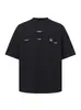 Nanxia Nuevo Estilo de Verano Retro Americano Sencillo Casual Manga Corta de Moda Camiseta con Letra Unisex Holgada