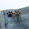 Fivela de Cintura Colorida com Pegada Desmontável Sem Costura para Jeans, Ferramenta Ajustável de Tamanho de Cintura