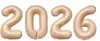 2026 Decoración de Globos Digitales de Año Nuevo Adorno Atmósfera Día de Año Nuevo Accesorios de Fotografía para Niñas Arreglo de Escena Bolas