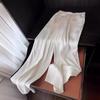 Leve e elegante! Novas Calças de Sarja de Algodão e Linho Largas Femininas Calças de Linho Branco de Alta Qualidade Calças Casuais Finas de Verão Femininas