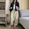 Pantalones de Pierna Ancha para Niñas 2026 Nuevo Primavera y Otoño Sueltos Largos para Niños Mayores, Versátiles, Elegantes, Adelgazantes, con Caída, Pantalones Casuales